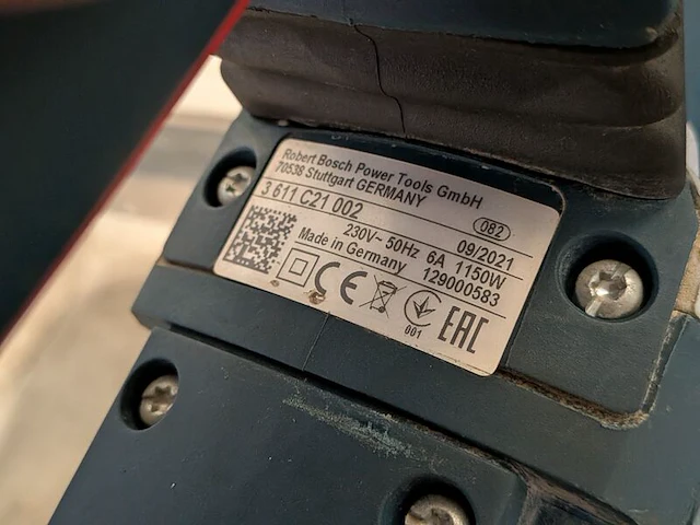 Breekhamer 6kg 230v sds-max ~, bosch, gsh 5 ce, 2021 - afbeelding 5 van  6