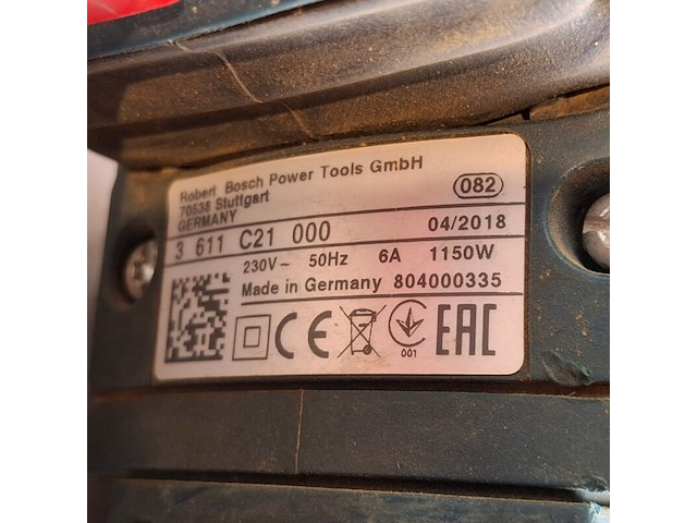 Breekhamer 6kg 230v sds-max ~ bosch, gsh 5 ce, bouwjaar 2018 - afbeelding 8 van  8