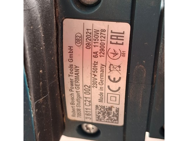 Breekhamer 6kg 230v sds-max ~ bosch, gsh 5 ce, bouwjaar 2021 - afbeelding 8 van  8