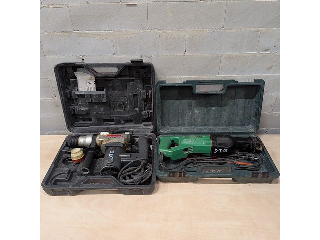 Breekhamer en reciprozaag, atlantic, hitachi - afbeelding 1 van  8