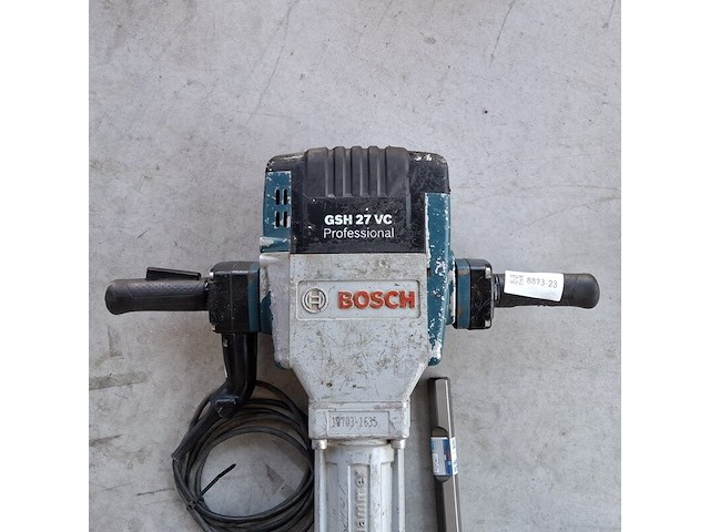 Breekhamer / hakhamer, bosch, bosch gsh 27 vc professional, blauw - afbeelding 3 van  6