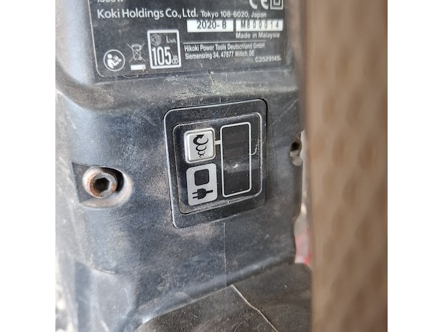 Breekhamer hikoki, h60mey brushless, bouwjaar 2020 - afbeelding 7 van  9