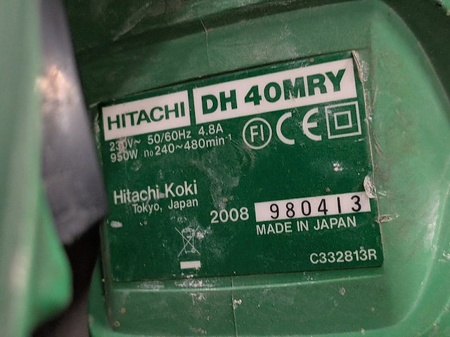 Breekhamer, hitachi, dh40mry - afbeelding 7 van  10