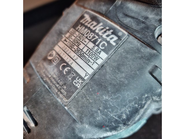 Breekhamer makita, hm0871c, bouwjaar 2022 - afbeelding 3 van  4