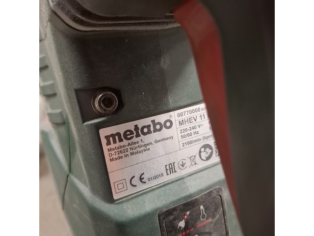 Breekhamer metabo, mhev 11 bl brushless - afbeelding 5 van  6