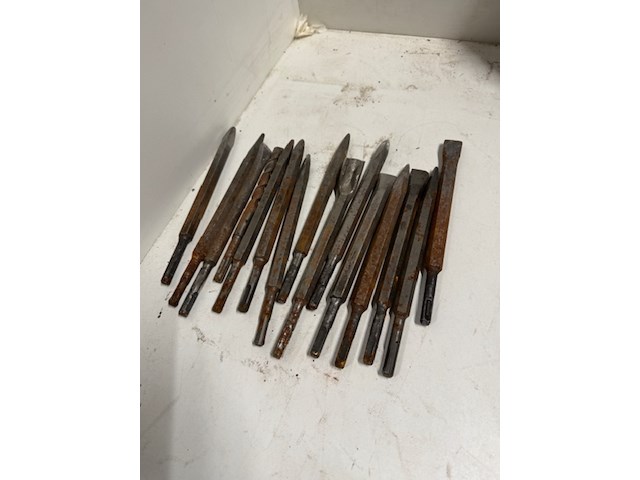 Breekhamer powerplus, geel, met diverse beitels - afbeelding 2 van  4