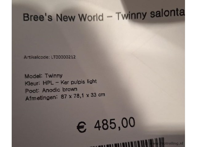 Bree's new world salontafel twinny - afbeelding 2 van  2