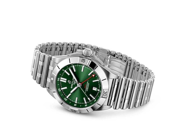 Breitling chronomat automatic gmt 40 | green dial | unworn | 2026 - afbeelding 3 van  3