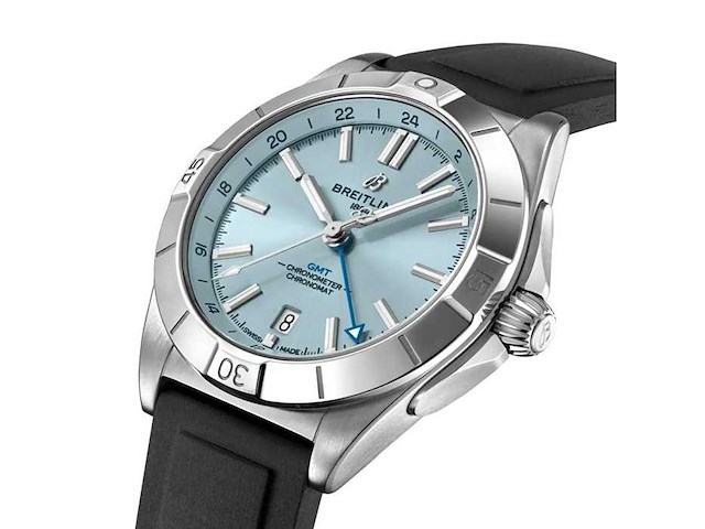 Breitling chronomat automatic gmt 40 light blue dial | unworn | 2026 - afbeelding 2 van  4