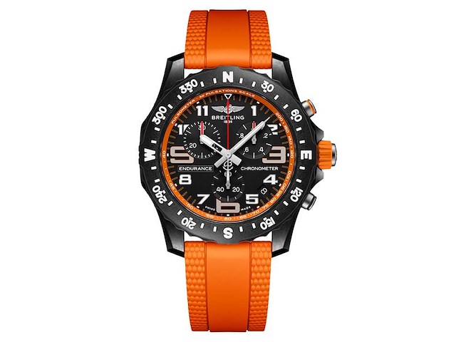 Breitling endurance pro 44 | black dial | orange | unworn | 2026 - afbeelding 1 van  1