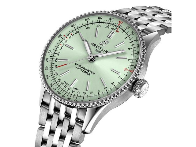 Breitling navitimer 36 | steel | green dial | unworn | 2026 - afbeelding 1 van  1
