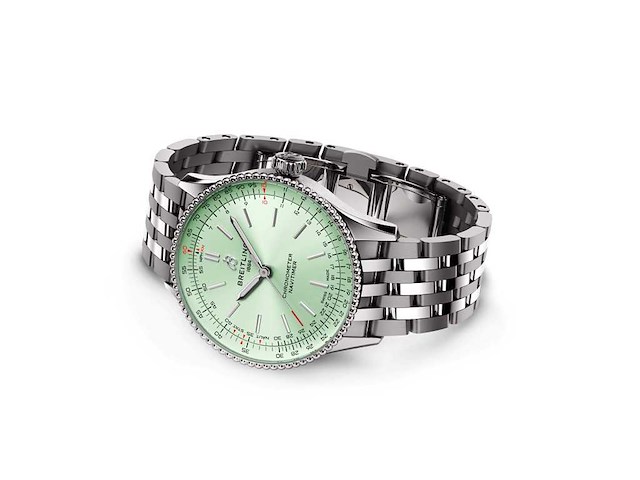 Breitling navitimer 36 | steel | green dial | unworn | 2026 - afbeelding 2 van  4
