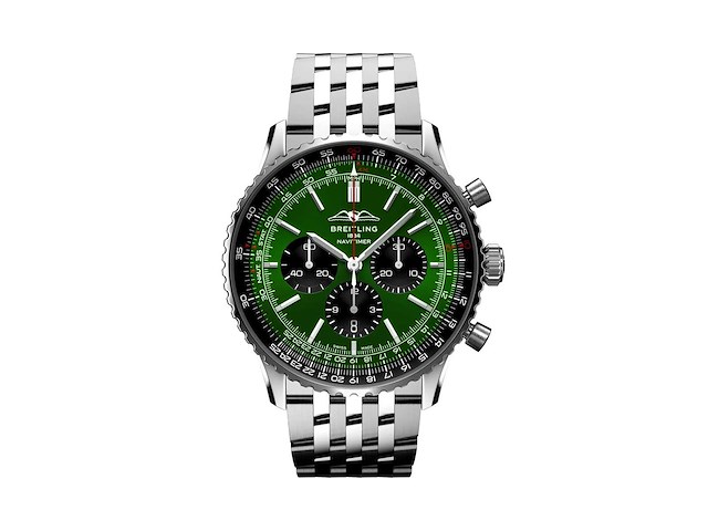 Breitling navitimer b01 chronograph 46 | green dial | unworn | 2026 - afbeelding 1 van  1