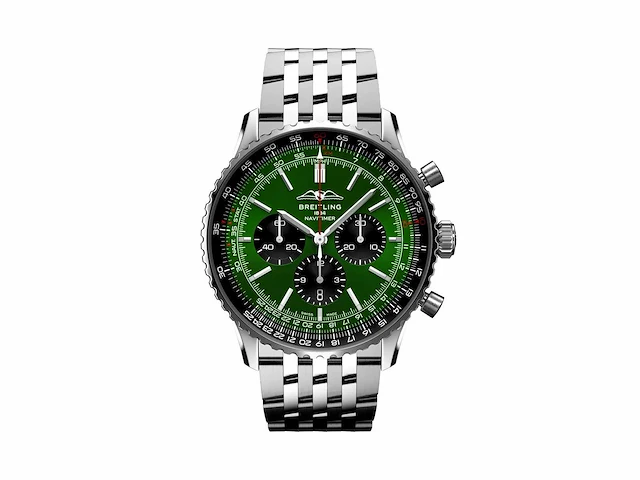 Breitling navitimer b01 chronograph 46 | green dial | unworn | 2026 - afbeelding 1 van  1