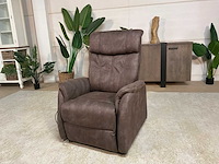 Brem electrische leren sta-op fauteuil - afbeelding 2 van  8