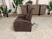 Brem electrische leren sta-op fauteuil - afbeelding 3 van  8