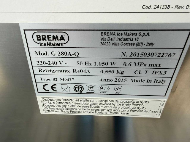 Brema - g 280a-q - scherfijsmachine - afbeelding 6 van  6