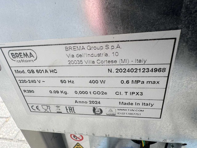 Brema - gb 601a hc - scherfijsmachine - afbeelding 2 van  3