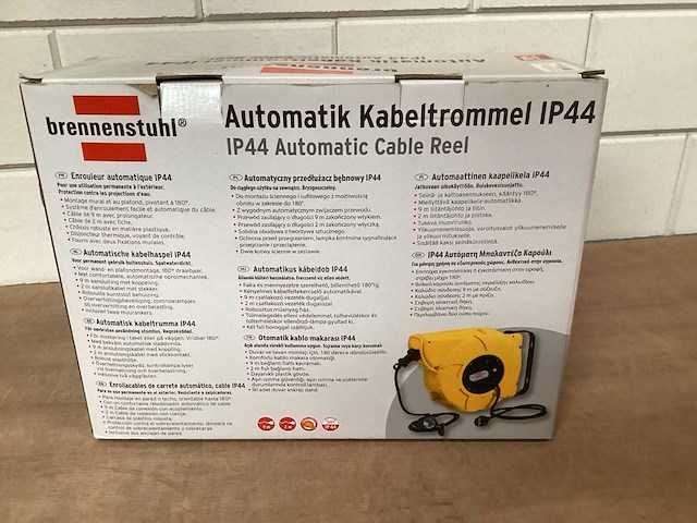 Brennenstuhl kabelhaspel automaat, ip44 - afbeelding 3 van  3