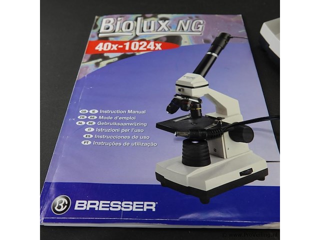 Bresser biolux nv doorlicht- en lichtmicroscoop 40x-1024x - afbeelding 4 van  5