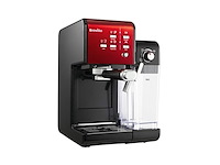 Breville primalatte ii koffie en espressomachine 19 bar geschikt voor koffiepoeder of pads zwart / rood - afbeelding 1 van  6