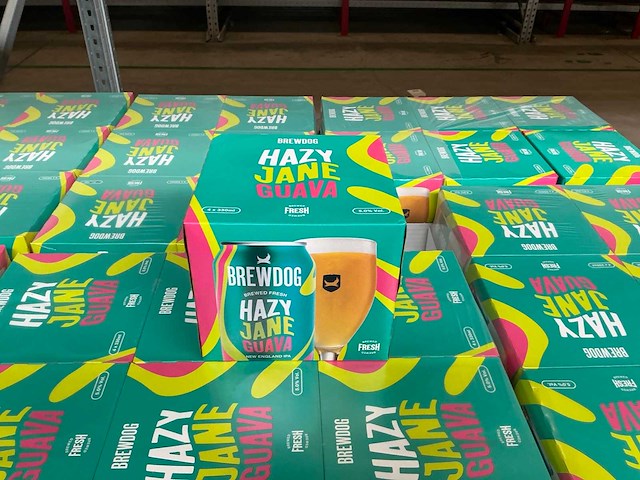 Brewdog hazy jane guava 4 pack (368x) - afbeelding 1 van  1