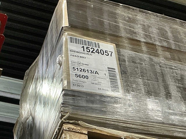 Brewdog kartonnen doos (5600x) - afbeelding 2 van  2