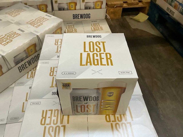 Brewdog lost lager 4 pack (104x) - afbeelding 2 van  2