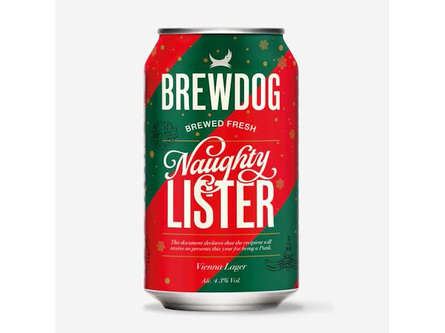 Brewdog naughty lister xmas beer 4 pack (280x) - afbeelding 1 van  2