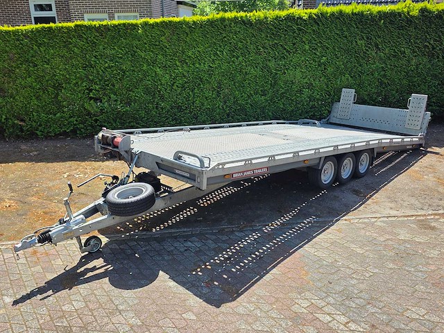 Brian james trailers - kantelbaar - t6 autotransporter - elektrische lier - 2023 - aanhangwagen - afbeelding 1 van  17