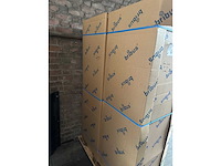 Bribus 2x hoge kasten (koel-vries/combitron) v.v. nis en deur, kleur w300 wit (nieuw in doos) - afbeelding 2 van  5