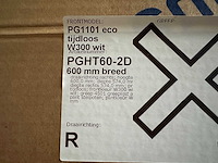 Bribus 2x hoge kasten (koel-vries/combitron) v.v. nis en deur, kleur w300 wit (nieuw in doos) - afbeelding 3 van  5