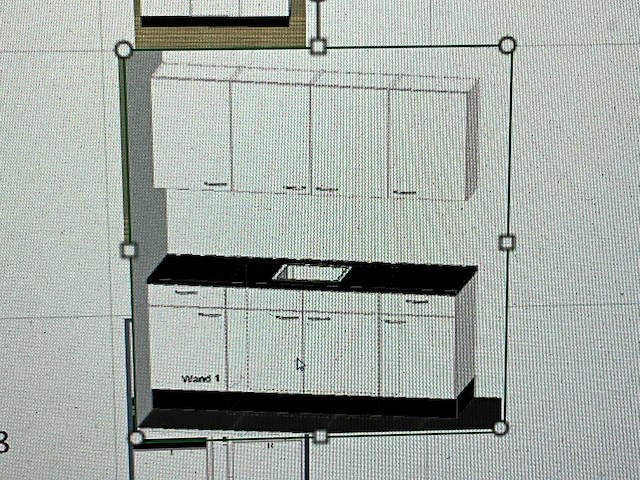 Bribus keuken - 170cm v.v. postform werkblad v.v. spoelbak, kleur w300 wit (nieuw in doos) - afbeelding 3 van  11