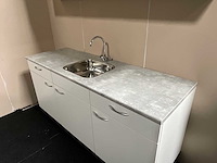 Bribus keuken - 170cm v.v. postform werkblad v.v. spoelbak, kleur w300 wit (nieuw in doos) - afbeelding 9 van  11