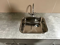 Bribus keuken - 170cm v.v. postform werkblad v.v. spoelbak, kleur w300 wit (nieuw in doos) - afbeelding 10 van  11