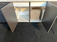 Bribus keuken - 304 cm v.v. bosch inbouwapparatuur, composiet werkblad, kleur u1233 grafiet (nieuw in doos) - afbeelding 4 van  27