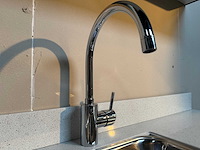 Bribus keuken - 304 cm v.v. bosch inbouwapparatuur, composiet werkblad, kleur u1233 grafiet (nieuw in doos) - afbeelding 10 van  27