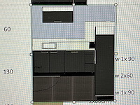 Bribus keuken - hoekopstelling v.v. bosch inbouwapparatuur, composiet werkblad, kleur u1233 grafiet (nieuw in doos) - afbeelding 20 van  27