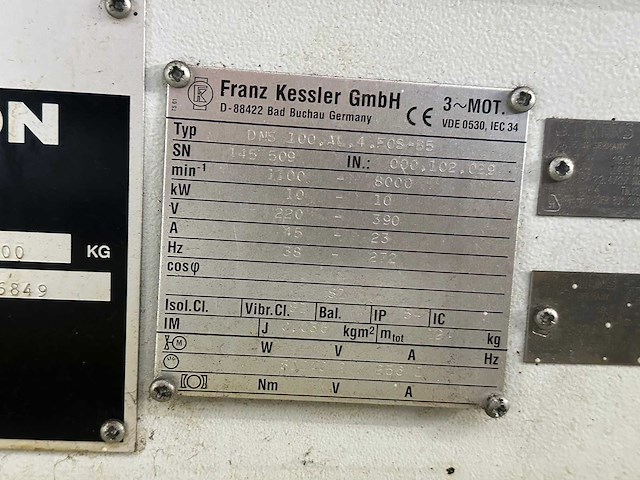 Bridgeport - vmc 1500 portal - portal milling machine - 1999 - afbeelding 7 van  19