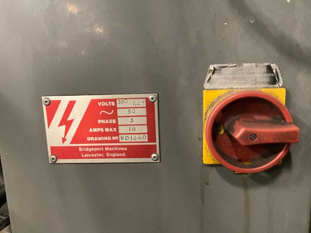 Bridgeport serie 1 handmatige verticale freesmachine - afbeelding 4 van  25
