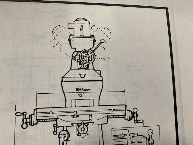 Bridgeport serie 1 handmatige verticale freesmachine - afbeelding 17 van  25