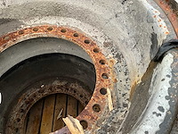 Bridgestone 18.00r25 volrubber industrie band met velg (4x) - afbeelding 6 van  8