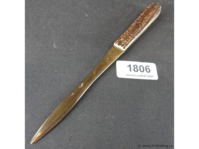 Briefopener met benen heft - afbeelding 1 van  5