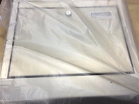 Brievenbus met sleutel ( roestvrijstaal ) ongebruikt - afbeelding 2 van  3