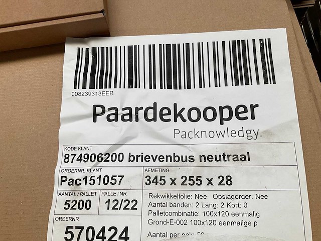 Brievenbusdozen (3450x) - afbeelding 2 van  3