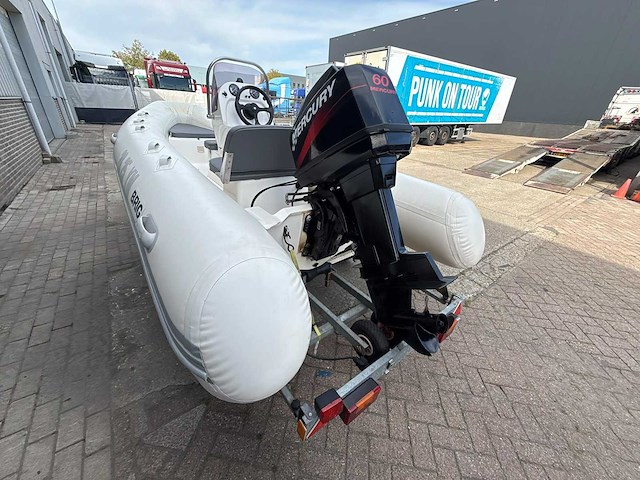 Brig f450 rib boot + mercury 60 pk + kanteltrailer - afbeelding 5 van  23