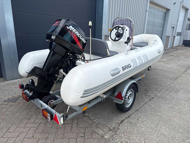 Brig f450 rib boot + mercury 60 pk + kanteltrailer - afbeelding 1 van  23
