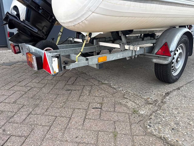 Brig f450 rib boot + mercury 60 pk + kanteltrailer - afbeelding 18 van  23