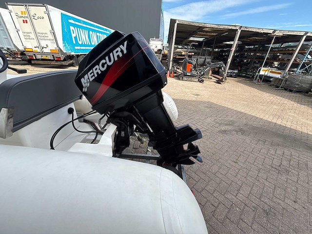Brig f450 rib boot + mercury 60 pk + kanteltrailer - afbeelding 19 van  23