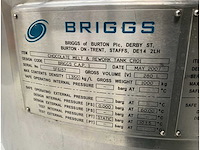 Briggs cap1 smelt-mengtank met verwarmingsmantel en roerwerk - afbeelding 6 van  6